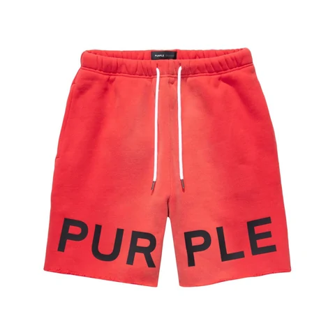 Red drawstring shorts