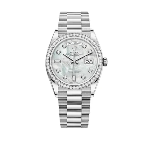 Silver bracelet watch